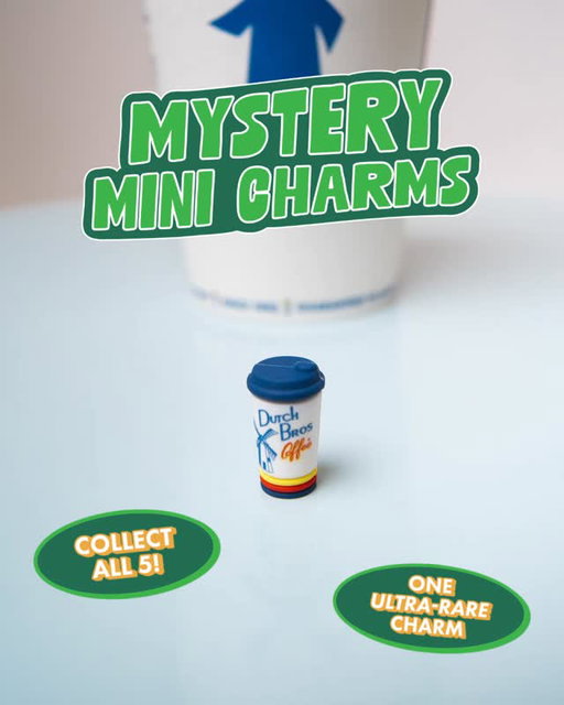 Get charmed this St. Patrick’s Day ☘️ Starting at 5AM on Tues, 3/17, get a mystery mini charm figurine w/ every medium or large drink purchase. ⁣
⁣
While supplies last. Max 5 per customer. Order ahead will be unavailable between 4 and 6:30AM local time.