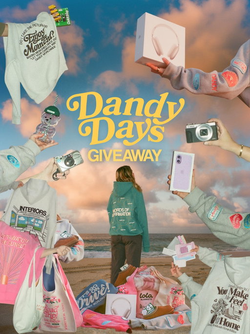 DANDY DAYS GIVEAWAY <3
our first annual customer appreciation week… over 40 winners all week across all our socials ;)

12 winners here — you know the drill :)

UPDATE: a huge congrats to these winners <3

@emmalineclark13 @brooklynringersma @_emmaclabaugh @ana.shapik @abbymcgeeeee @anyayasimine.a @joshlyndelargy @grac1e.lockwood @jamie.grace_ @amishakhadka_ @cam_shields @mishabreakingbury 

giveaway entries:
🤍 follow @dandyworldwide
🤍 like & save this post
🤍 tag friends in the comments (1 tag = 1 entry)
🤍 repost to your story for 10 extra entries (tag us so we can see it)

giveaway ends sunday(3/22) at 11 PM PST. winners will be randomly selected and announced in this caption.

we’ll also be randomly including free hoodies in orders placed this week and surprising past customers with free hoodies during Dandy Days.

⚠️ Beware of scams:
We will only contact winners from @dandyworldwide.
We will never ask for payment or credit card information to claim a prize.

Full details + legal stuff:
dandyworldwide.com/pages/dandydays

This promotion is not sponsored, endorsed, administered by, or associated with Instagram. 
No purchase necessary.