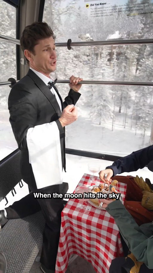 Spaghetti just tastes better in a gondola…and with an @epicpass – now on sale for next season at the lowest price of the year. @breckenridgemtn