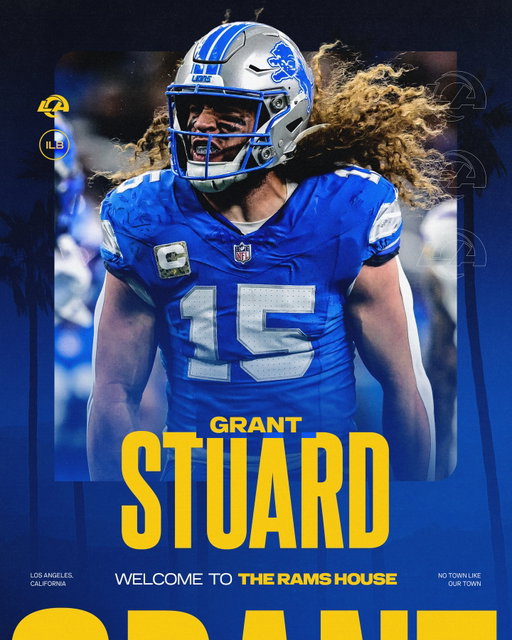 Welcome to the Rams House, Grant! 🤝