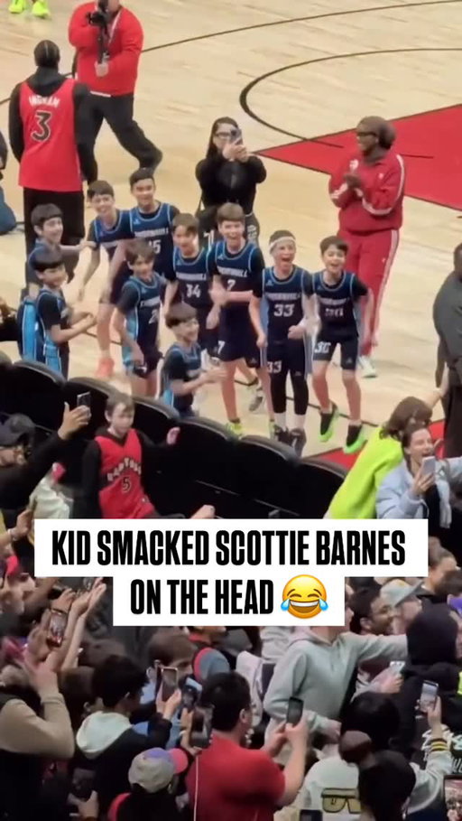 Kid has no chill on Scottie Barnes 😂

via @william_lou | X 

#nba #sports #explore #fyp #viral