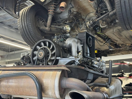The Engine and transmission have been removed from our project 911. We will start with fixing all of the leaks, replacing all the wires, vacuum lines, seals and more. More updates to follow. #porscheclassicrestorationchallenge #porscheclassic #porschechallenge26