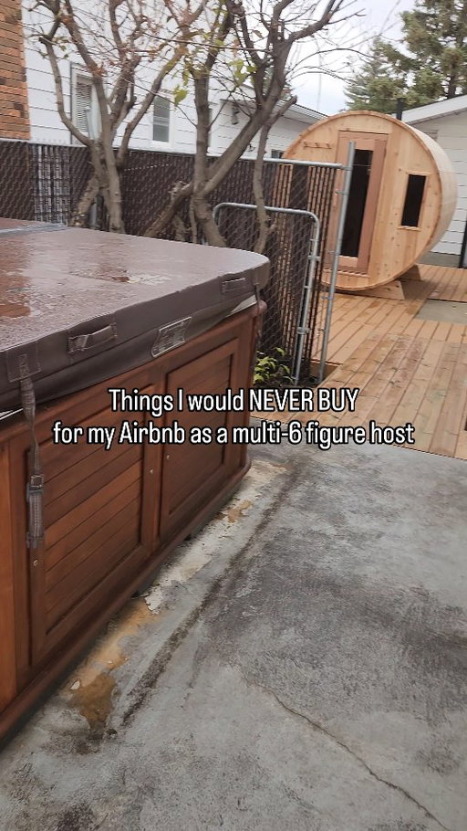 I run a multi-six figure Airbnb business and there are still things I refuse to buy for our properties.

Not because we can’t afford them.

But because a lot of “host upgrades” are actually profit killers.

Most new hosts spend money on things that look nice…

…but don’t increase bookings, reviews, or nightly rates.

Here are a few things I almost never buy 👇

1. Cheap furniture that won’t survive guests
Buying inexpensive pieces sounds smart… until you’re replacing them every 6 months.

2. Colored bedding
Guests trust what they can see.
White sheets signal cleanliness and professionalism.

3. Fragile decor
If you have to worry about it breaking every stay… it doesn’t belong in a short-term rental.

4. Overly complicated smart home tech
If guests need instructions to turn on the lights… it’s too complicated.

5. Amenities that don’t increase bookings
We only invest in upgrades that actually drive revenue (hot tubs, great outdoor spaces, design themes).

6. “Pinterest” design without strategy
Pretty is nice.
Bookable is what matters.

7. Tiny towels or limited supplies
Nothing kills reviews faster than guests feeling like the host cheaped out.

8. Random furniture layouts
Every property should be designed for groups, photos, and guest flow.

9. Excessive kitchen gadgets
Guests use about 10% of what hosts provide.

10. Anything that doesn’t improve guest experience OR revenue

Every purchase should answer one question:

👉 Will this increase bookings, reviews, or nightly rate?

If the answer is no… we skip it.

That mindset is how we scaled to 85+ Airbnbs and built a multi-six figure hosting business.

If you want to see how we actually design and optimize properties like this…

Comment START and we’ll send you the details to join our STR Incubator community.