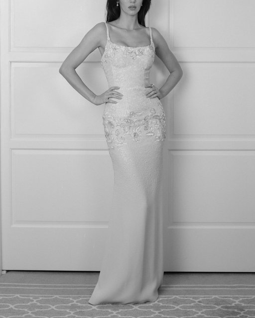 last night at Vanity Fair wearing custom @chanelofficial