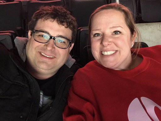Great seats and even better date! Thanks Nathan for the tickets!