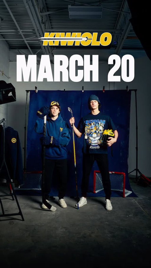 For the top college hockey team in the country. 

Dropping Friday, 3.20, 11 AM ET. Go Blue.