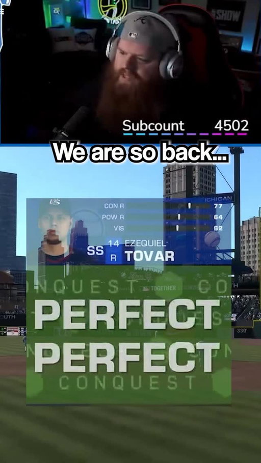 Something’s never change in #MLBTheShow we are SO BACK for #MLBTheShow26 PERFECT PERFECT BABY
