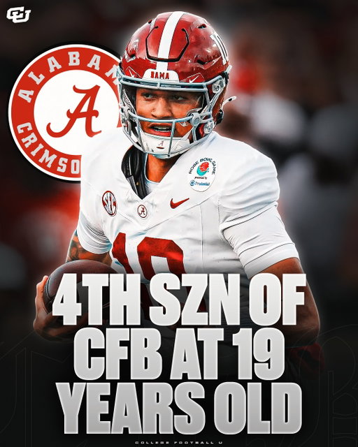 WILD BUT TRUE: Alabama quarterback Austin Mack is entering his fourth season of CFB at 19 years old🤯

Mack left high school early and reclassified his junior year allowing him to to begin college earlier. The 19 year old enters his fourth year, second at Alabama after starting his career at Washington with Kalen Deboer.

He’s currently battling with Keelon Russel on the starting position for the 2026 season. 

Thoughts? ⬇️