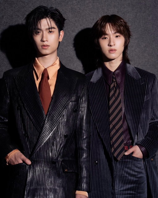 Thomas & Kong (@thomaschungmanirat & @kongjiro) wore AMIRI Autumn-Winter 2025 Look 47 & Look 3 to the 2026 Nine Entertain Awards (@9entertain) in Bangkok, Thailand. @amiri @mikeamiri