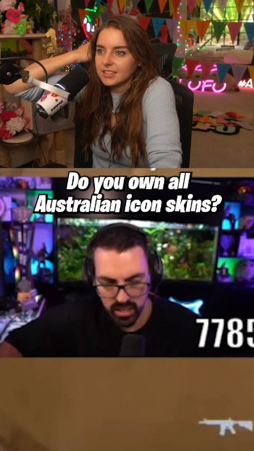 asking @ausantics if he has my icon skin or not (its been 6 years) 👀