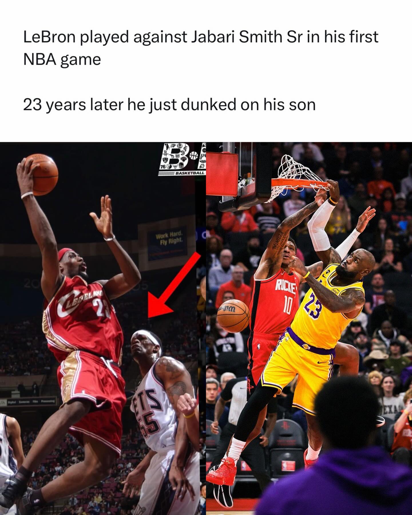 LeBron James is timeless. 🎞️⌚️⏳🕰️