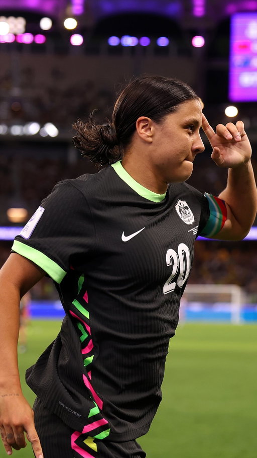 This is Sam Kerr’s house 🫡⚽️

The captain makes it 2-1

🎥: @10footballau 

#Matildas #HowWeWaltz #TilitsDone #AFCWomensAsianCup #WAC2026
