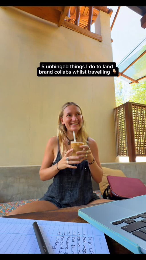 I rely on brand deals for 100% of my income - so here are some slightly unhinged things I do to avoid quiet months and burn out 👇🏼

1. I have a realistic pitching system that I stick to every week. Rather than panic pitching to 100+ brands at once and then never pitching again, I have realistic pitching goals that I hit every week 

2. I know that days can get distracting when travelling - the beach is close, I need to move accommodation, I want to go and explore - so I wake up early every morning and start work at 6ish. I then know I can do a full work day but still have my afternoons 🌞 

3. I am a crazy tracker … if I’m reaching out to brands / working with brands - everything is tracked. I know who I need to follow up with and when (I get a lot of work off the back of my tracking systems) 

4. I try to speak to every brand I work with over a call

5. I read a lot of spiritual and business books. The more you can understand and get in the mindset of you person you want to become the better 😁 (currently reading becoming super natural… 🤯 - how have I never read this before?!)

[travel UGC creator, tech UGC creator, travel content creator, tech content creator, hotel collaborations, travel apps, remote work setup, digital nomad creator, UGC pitching tips, brand partnerships, UGC for beginners, user generated content, content marketing, marketing strategy]