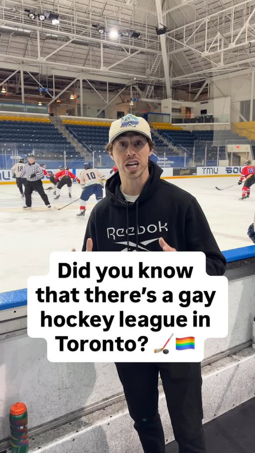 Did you know that there is a gay hockey league in Toronto? The @torontogayhockey Association has been around since the early 1990s and serves as a safe space for members of the LGBTQ+ community to enjoy game we all love. The league welcomes both gay and straight players, and has over 300 skaters participate every Sunday at the Mattamy Athletic Centre 📍🏒🏳️‍🌈

*The league is the TGHA and not the THGA*