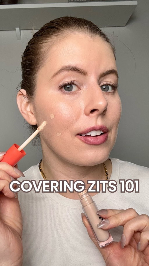 Using too much concealer and spreading it out too far can actually draw MORE attention to your breakouts

Being precise in the amount of product you use AND where you place it will make them actually disappear

Everything I am using is linked in my LTK in my bio