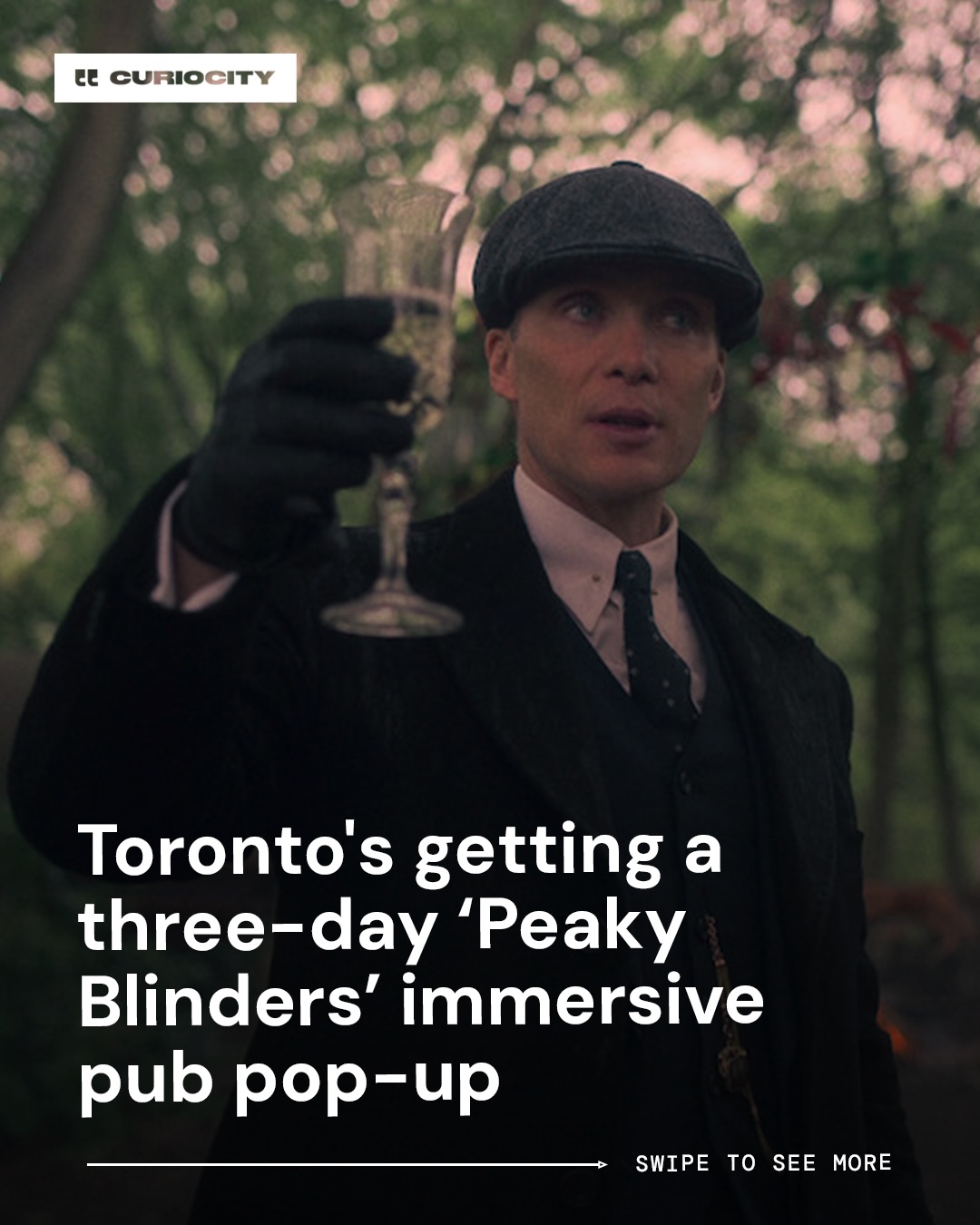 The pop-up of our dreams 🔥

The world of Peaky Blinders is taking over the city with a three-day immersive pub pop-up inspired by Peaky Blinders: The Immortal Man 👏🏼

From March 20–22, Netflix is transforming Man of Kent into The Garrison, bringing fans straight into the Shelby universe where you can expect themed cocktails, temporary tattoos, and photo ops 🤩

It’s a free 19+ event with limited capacity and first-come, first-served entry so expect lines and plan to get there early ‼️

📆 March 20 to 22, 2026
⏰ Friday from 6 p.m. to midnight, Saturday and Sunday from noon to 8 p.m.
📍 Man of Kent, 202 Ossington Ave.
🎟️ Free

Who are you bringing with you to this one ⬇️