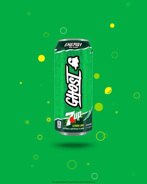 GHOST® ENERGY 🤝 7UP®

Be one of the first to cop a can of GHOST® ENERGY x 7UP® by entering to SECURE A CAN on the GHOST® App on Wednesday, April 1st @ 12PM to 1PM CT (US only).