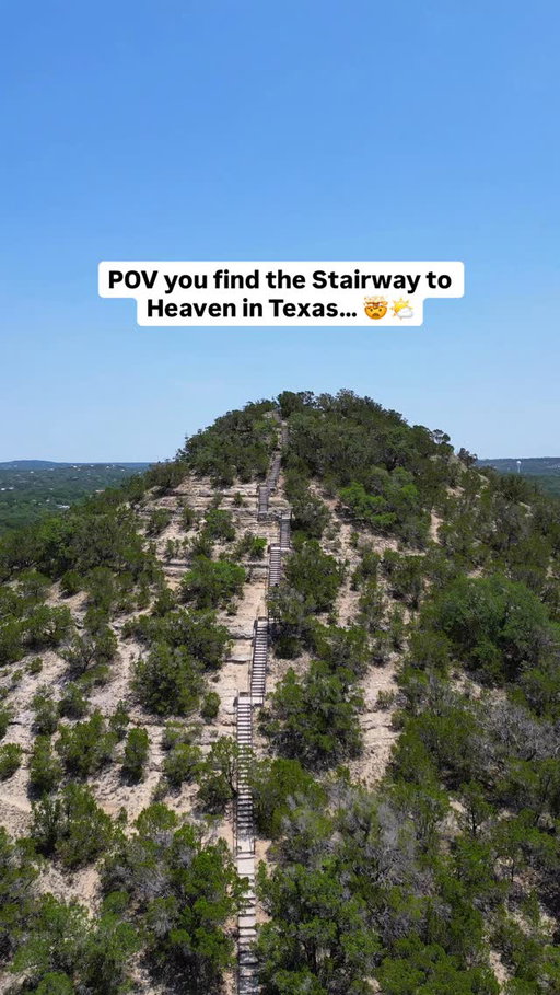 Would you hike this? 🥾

Follow @thisworldofadventure for more hidden gems and bucket list adventures across the U.S.

📍Old Baldy Park
31 La Toya Trail, Wimberley, TX 78676

Less than 1 hour from Austin, TX, this quick but steep climb takes you up 218 steps to one of the best views in the Texas Hill Country. At the top, you’ll get a full panoramic look over Wimberley Valley, especially beautiful around sunrise or sunset.

It’s a short hike, but your legs will feel it. Totally worth it for the view! 

📌 Save this for your next Texas day trip

#texashillcountry #wimberleytx #exploretexas #texastodo