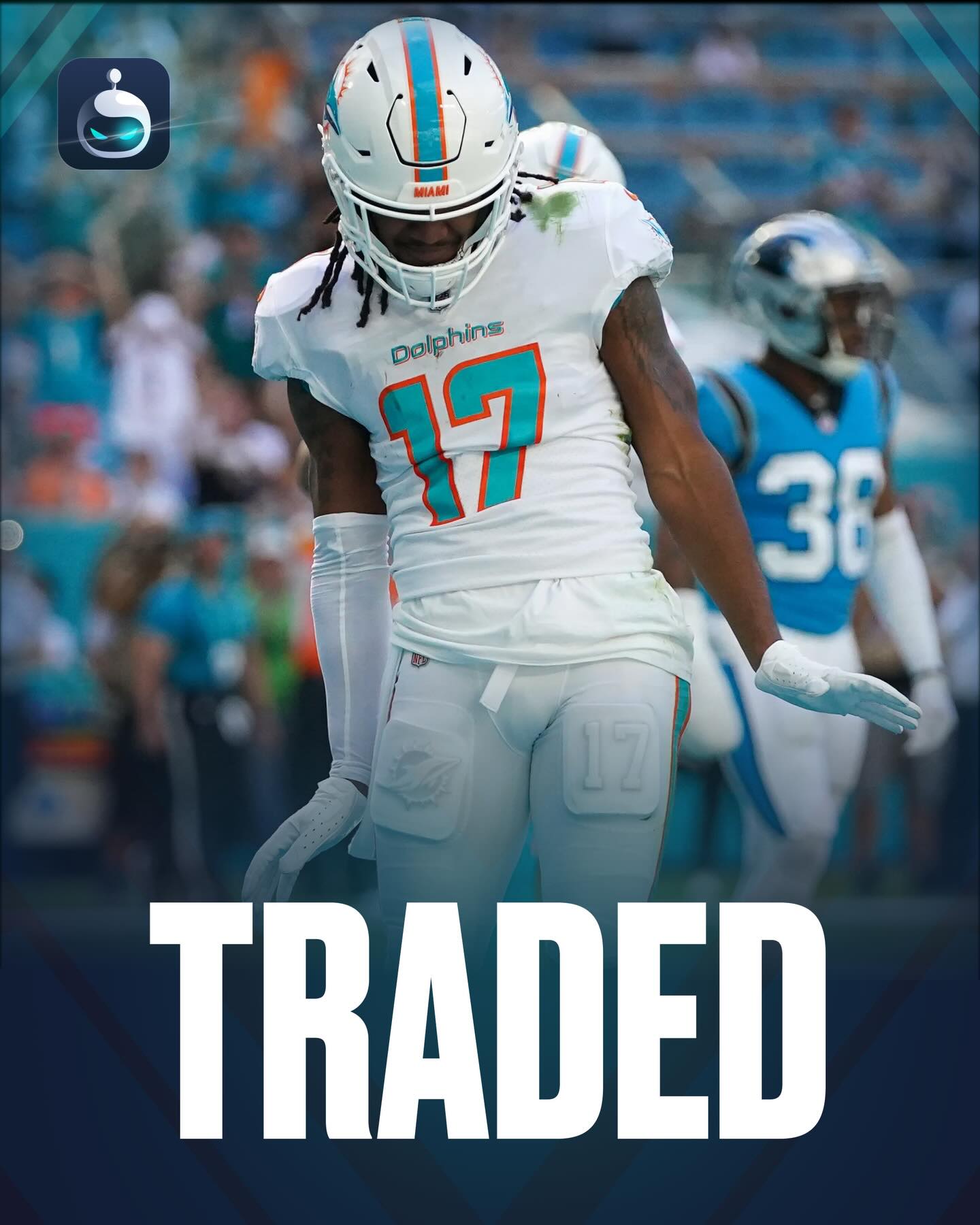 BREAKING - The Broncos are trading for Miami WR Jaylen Waddle.

DEN receives: Waddle + Dolphins’ 4th-round pick 

MIA receives: 

DEN 1st round pick 
Late 3rd
Late 4th