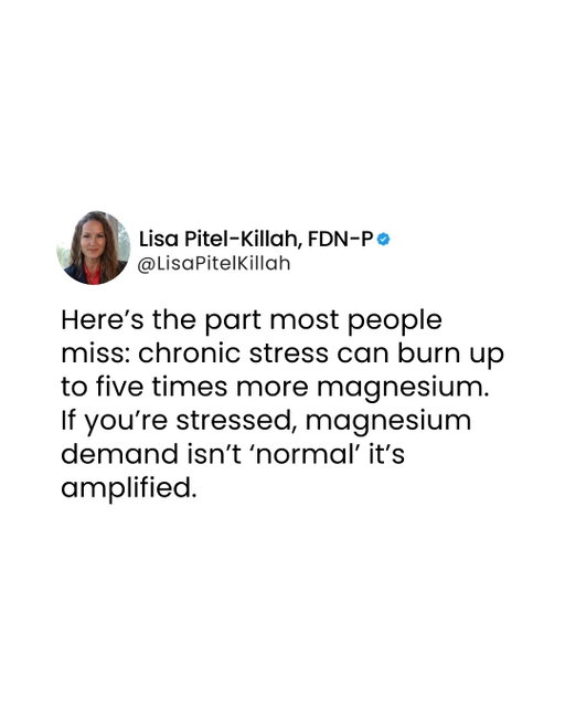 Stress doesn’t just affect how you feel it changes demand.

When demand rises, requirements shift.
What looks “normal” on the surface may not be normal for the system under stress.

Understanding that difference is key.