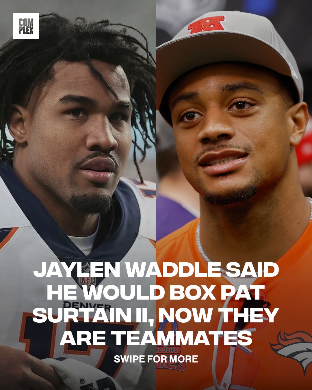 The timing of Jaylen Waddle being traded to the Broncos is comical for the former bama boys 🤣🤝