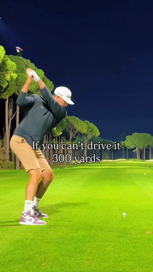 Simple trick to hit it 300 Yards…..