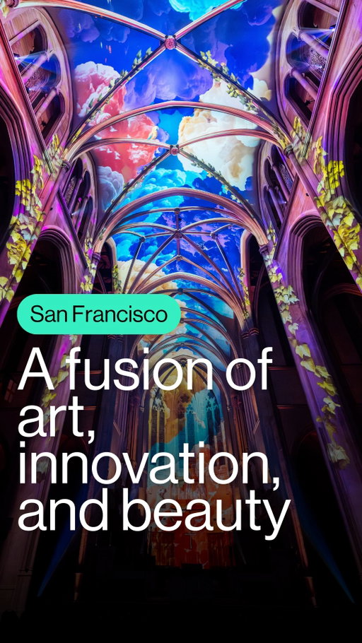 ✨ See Grace Cathedral like never before. AURA: An Immersive Odyssey of Proportions transforms this iconic landmark into a living canvas with breathtaking projection mapping, illusion, and original symphonic music.

🎟️ Tickets at the link in bio!