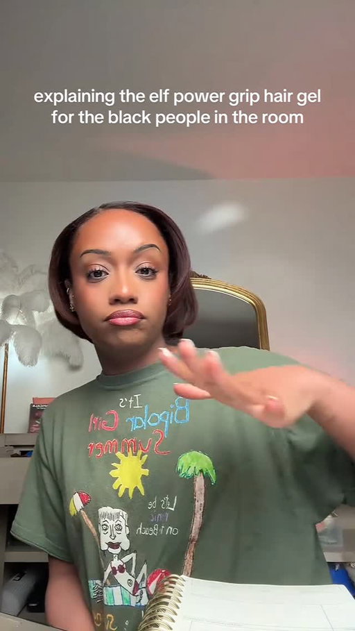 ELF is a multi billion dollar brand that launched a hair gel to capitalize off of white women using the actual makeup primer as a hair gel. That is why the marketing lacks diversity. They were never thinking about styling gel or edge control for curly & kinky hair. We were never the target audience and that’s OKAY!