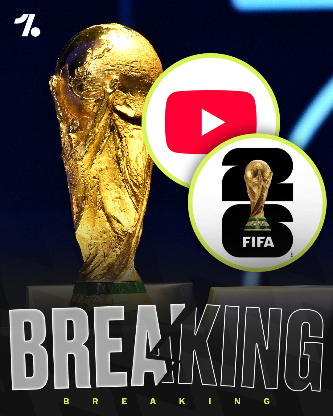 🚨 FIFA have announced their agreement with YouTube to broadcast the 2026 World Cup 🏆🍿

Media partners will be allowed to broadcast the first 10 minutes of matches on YouTube 👀