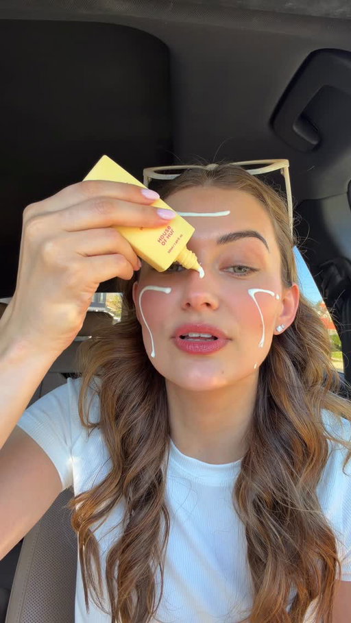 Reapplying Korean sunscreen over a full face of makeup because I don’t play about sun damage #koreansunscreen #sunscreenovermakeup #koreansunscreentheory #reapplysunscreen #houseofhur