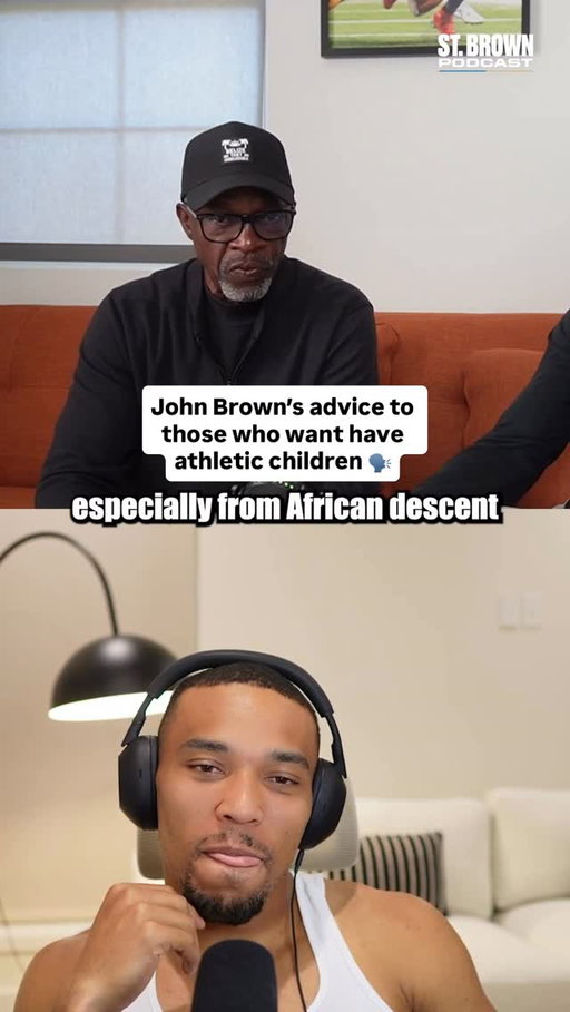 John Brown, father of three D1 football players, two of which made it to the NFL, always keeps it real when people ask about raising athletic children 🗣️