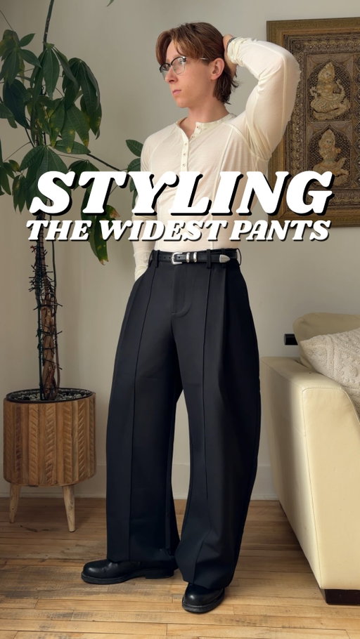 Are these the widest pants you’ve seen? Style them with me! 

Pants from @jcaesar_studio 
Henley & jacket from @yhoneofficial 
Boots from @vagabondshoemakers 

#mensfashion #mensfashiontips #outfitinspo #widelegpants #outfit