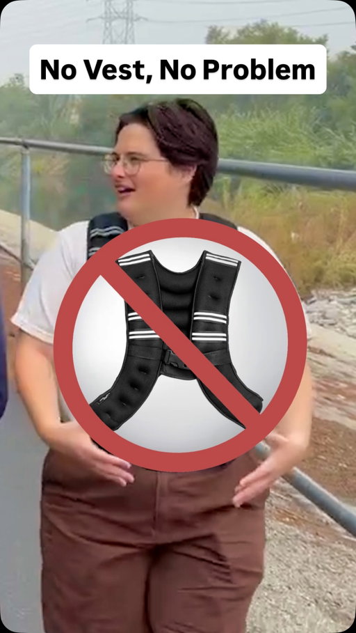 No Vest, No Problem #rucking #walking #weightedvest #podcastclips #comedy