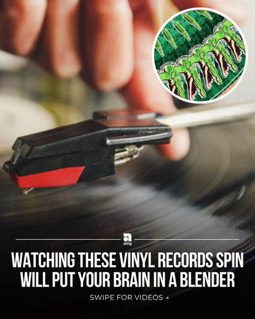 These records actually move 👀

Zoetrope vinyl uses animation built right into the grooves, so when it spins, the artwork comes to life right in front of you.

It’s music you can watch, not just hear.

Once you see it, a normal record feels boring.