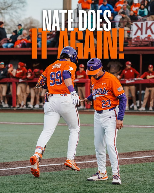 HE DID IT AGAIN!

@natesavoie goes deep for his second home run in as many at-bats and his fourth in the last three games!

🚀 391 ft
💨 109 mph