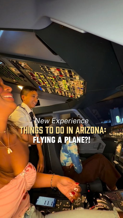 They let me fly a plane in Arizona and I’m still processing it! LOL 😂

I took my sister to Avia Sim in Phoenix and this is a full-on flight simulator experience where you’re sitting in a super realistic cockpit with a real instructor guiding you the entire time. You actually go through the full process, takeoff, flying, and landing, which sounds fun until you realize how many buttons and controls are involved! 

For the Phoenix location, sessions typically start around $100–$150+ per person depending on the experience you choose, and most sessions run about 30–60 minutes. You can also choose different flight routes/locations which makes it even cooler.

I will say… this was SUCH a fun and unique experience and definitely something different to do in Arizona, whether you go with friends, family, or even for a date idea.

But yeah… flying? Not my forte 😂 @aviasim_usa 

10/10 experience! #arizonaplaces [hosted]

#arizona #phoenix #arizonathingstodo #phoenixaz