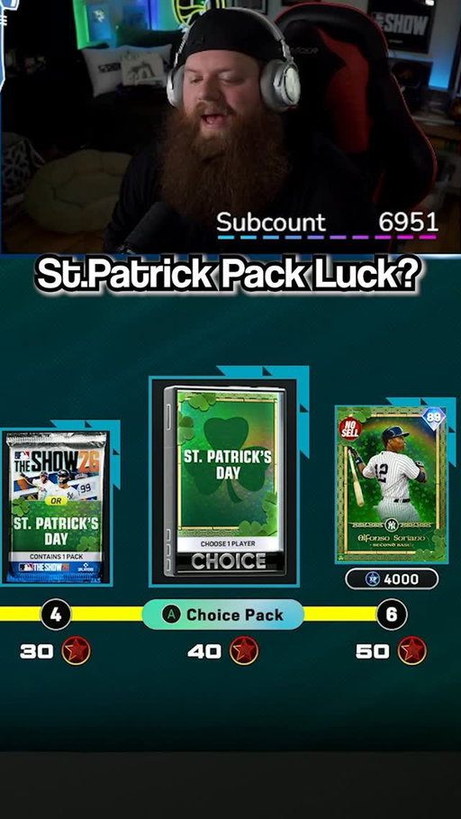 NEW ST. PATTY’S DAY PROGRAM WITH 3 CHANCES AT A CHOICE PACK! Do this program! #mlbtheshow #mlbtheshow26 #nms #diamonddynasty