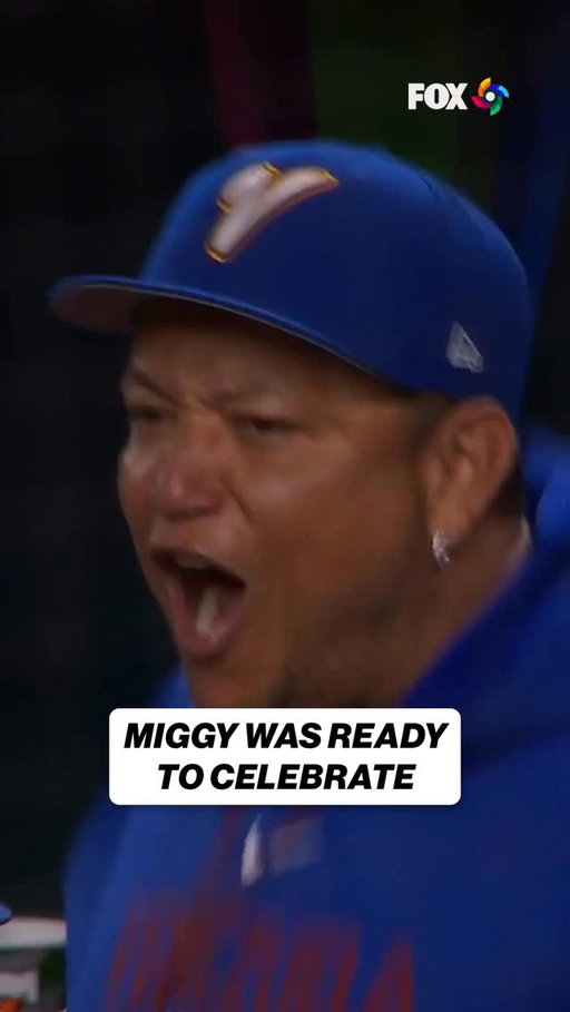 Miguel Cabrera was ready for this championship for Venezuela! 🇻🇪