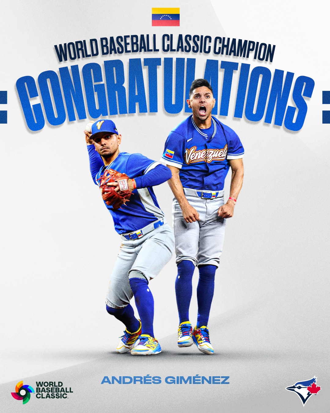 CAMPEONES 🇻🇪
Congratulations to Gimé and Team Venezuela - #WorldBaseballClassic Champions!