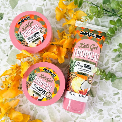 Summer may almost be over here in Australia but the warm vibes are gunna keep going with the @soapandglory Let’s Get Tropical range 🌺

This range smells like a dream. I can’t get over how fun and tropical it smells, it really reminds me of Hawaii. 

Have you tried this range yet? If so; what did you think? 
.
.
.
Available now at @meccabeauty 
.
#soapandglory #meccabeauty #meccamoment #discoverunder20k #makeupcommunity