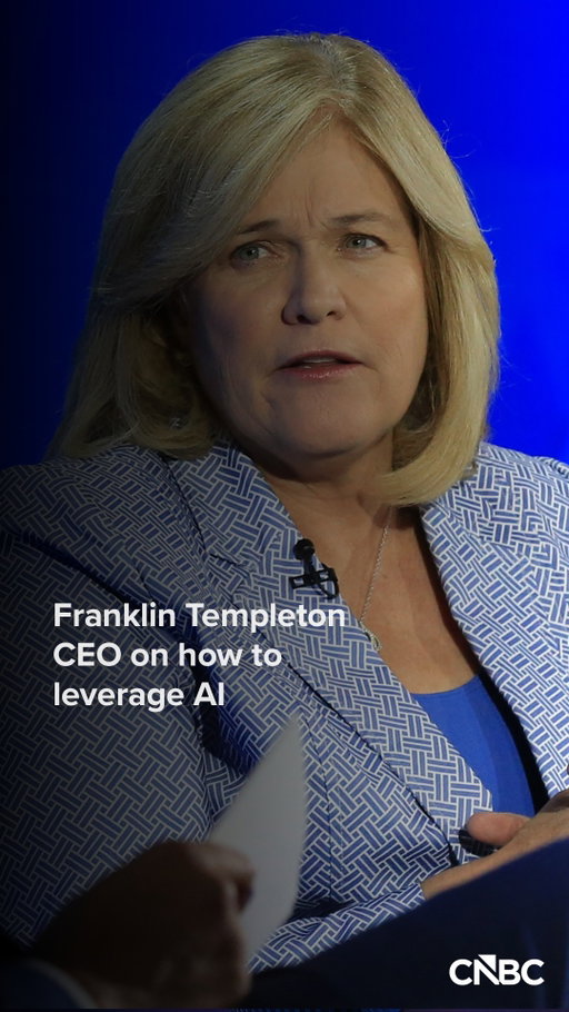 Jenny Johnson, CEO of Franklin Templeton and a 2026 CNBC Changemaker, explains how the company is leveraging AI during this week’s episode of CNBC Changemakers and Power Players.

Listen to the full podcast at the link in bio.