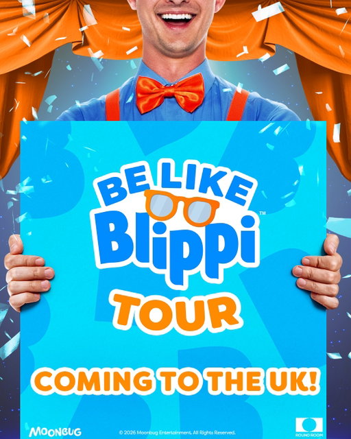 Guess what, UK explorers? 👓

Blippi is heading on a BIG adventure across the UK! 🇬🇧

Find out if he’s coming to your city at blippiontour.com.
Tickets go on sale March 23rd! 🧡💙