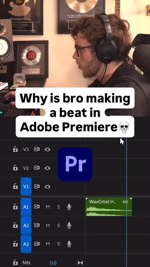 Beats in Adobe Première pro? 😂 @legacybeats 
#ﬂstudio #flstudio20 #musicproducer #beatmaker