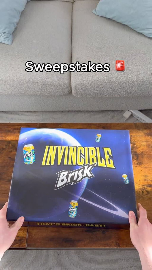 Let me break it down for you, Mark – Season 4 hits harder with a Brisk!

Follow @brisk and comment below with #BriskxInvincible and #Sweeps for the chance to win a BriskxInvincible kit of your own!

NO PURCHASE NECESSARY. Open to U.S. residents 18+ (19+ in AL & NE). Starts 9:00 am ET 3/18/26, and ends 11:59 pm ET 3/22/26. Instagram account required. Rules: https://fooji.info/BriskRules