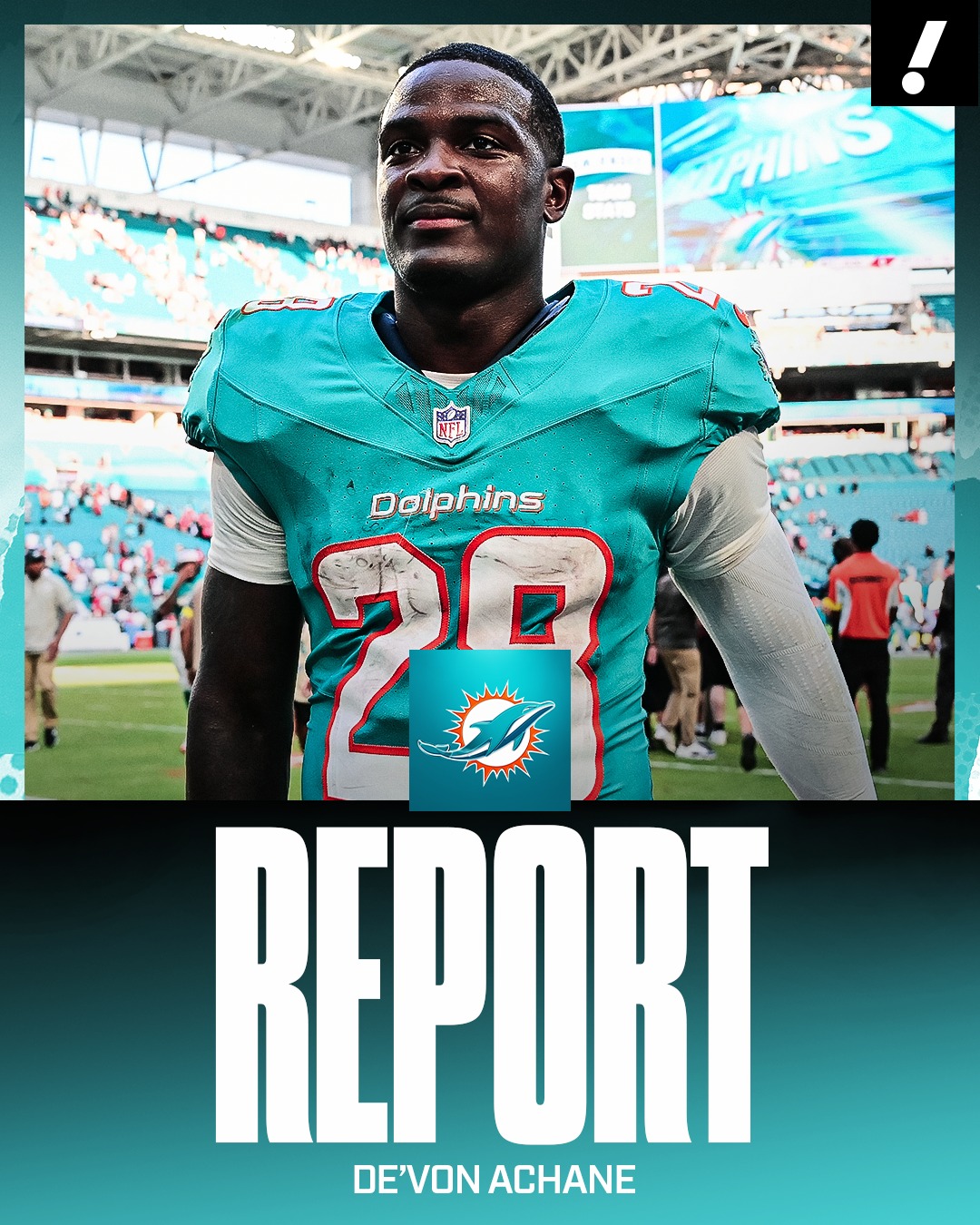Teams that have called the Dolphins to inquire about trading for Pro-Bowl RB De’Von Achane have been told that he is “not available”, per @AdamSchefter.

Miami has traded WR Jaylen Waddle and S Minkah Fitzpatrick and released QB Tua Tagovailoa and WR Tyreek Hill this offseason.