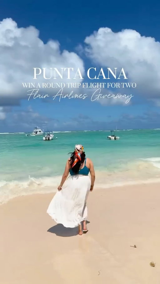 Flair Airlines Giveaway ✈️

Win TWO round-trip tickets from Toronto to Punta Cana with @flairairlines! 

Canada’s most reliable airline, Flair Airlines offers direct flights from Toronto to Punta Cana, making it easier than ever to escape to crystal-clear water, white sand beaches, incredible seafood, and total relaxation. 

TO ENTER:

1. Follow @flairairlines and @diariesofacurvygirl 
2. Like this post
3. Tag your travel partner (each new tag = 1 entry)
4. Share this post to your story

Contest ends March 24 at 11:59 PM EST.

Please beware of impersonators. The winner will be contacted by this page only.

Good luck ✨