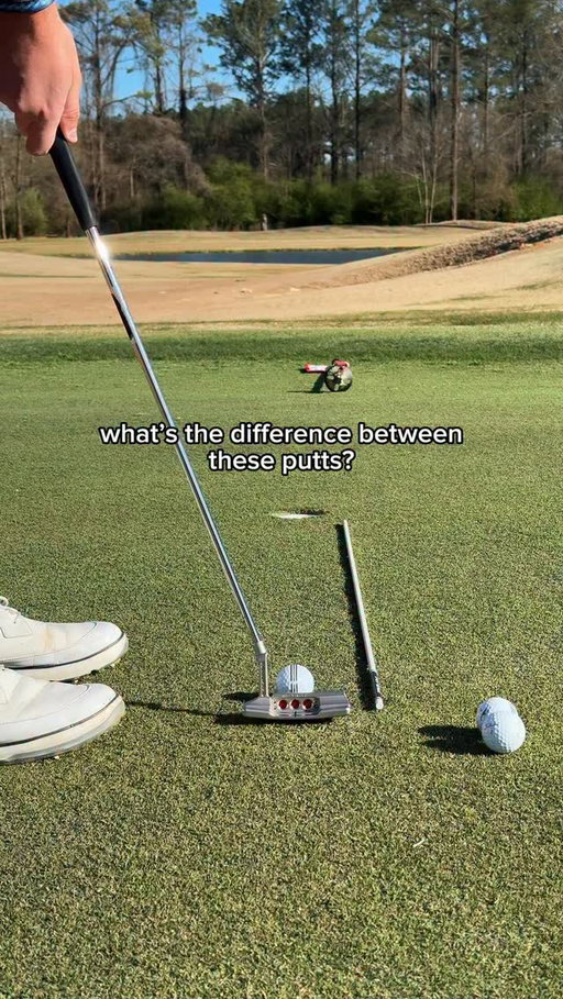 let me know what you think changed (there’s a correct answer)! #jakedezgolf #golf #putting #golftips #golfinstruction