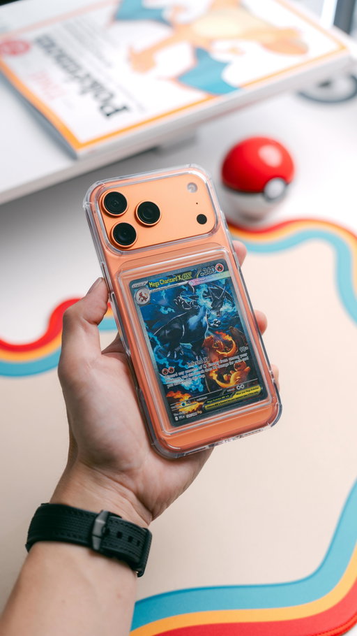 If You Collect Pokémon Cards, You Need This Case @showcasedcards 

The cleanest way to carry your favorite Pokémon card every day.

Just slide your card into the sleeve and it locks right into the back of the case. Easy to swap, protects your phone, and the crystal-clear display window makes your card the star. ￼

Now available for iPhone 17 Pro Max and S26 Ultra.

#pokemon #pokemoncards #pokemontcg