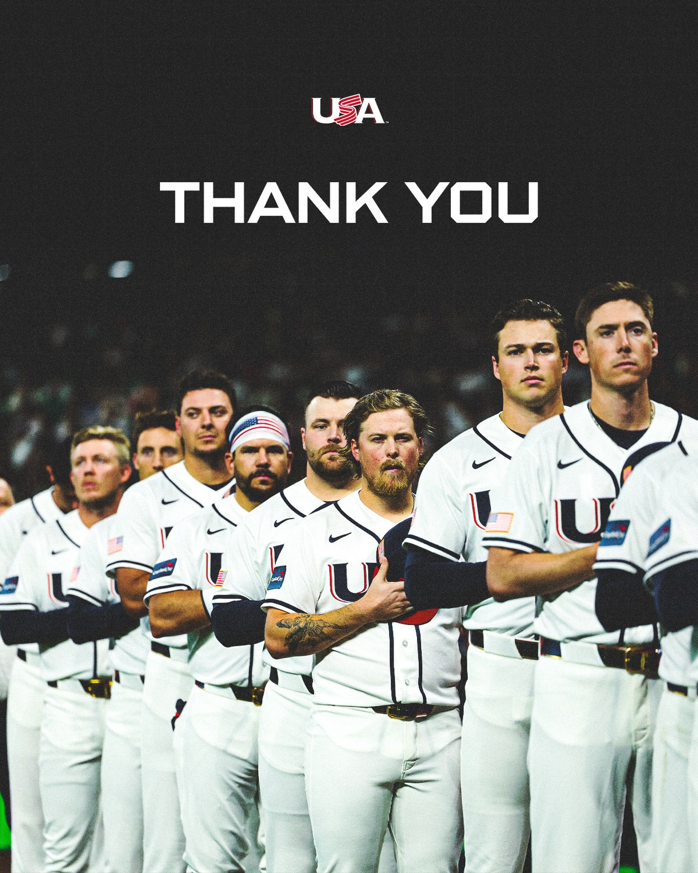 Thank you, Team USA fans, for the support from the first pitch to the last. 

We will see you all again soon. 🇺🇸
