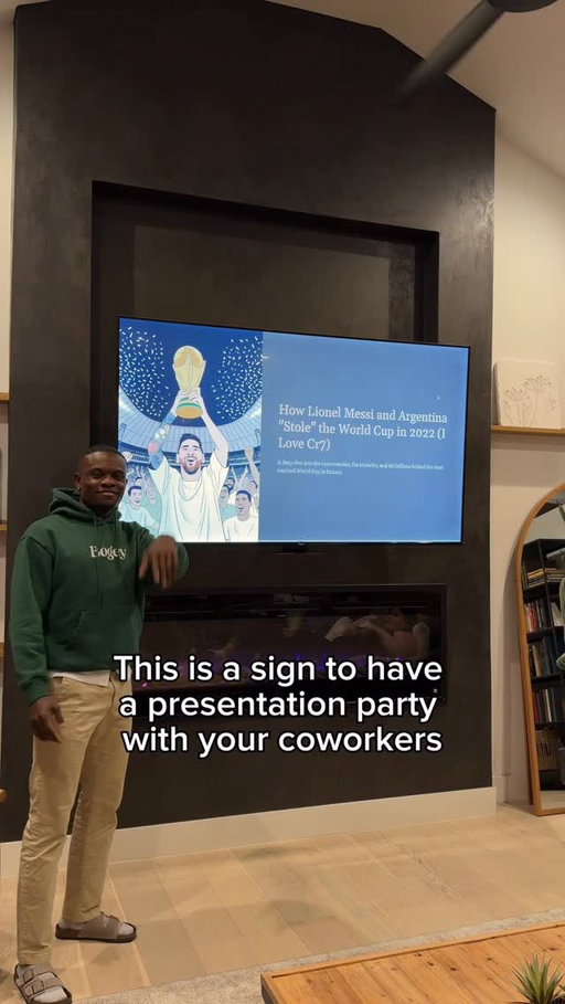 Which topic you wanna hear about?

Presentation “Gamma Pajama” party with the Creator Match team during our offsite in Austin!

All done w/ @meetgamma